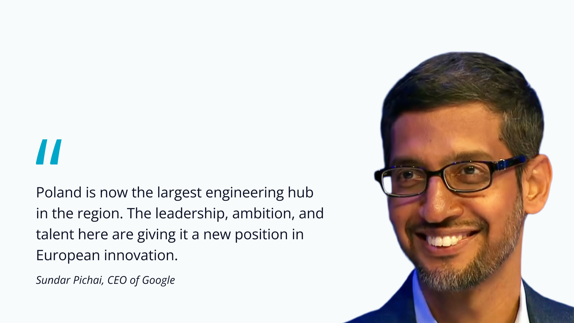 Sundar Pichai, CEO of Google